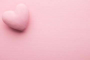 Pink heart.