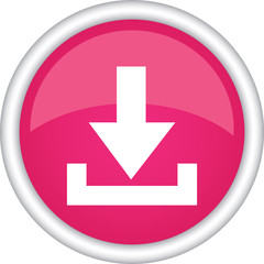 Круглый векторный знак с изображением направляющей стрелки