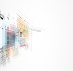 global infinity computer  technology concept business background