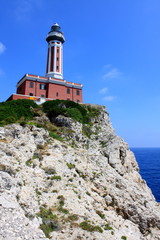 Fototapeta na wymiar Phare d'Anacapri - Capri - Włochy