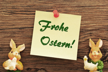 Notiz - Frohe Ostern!