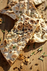 Flat bread with spices