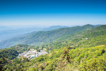 Doi Pui village on Doi Suthep, Chiang Mai, Thailand