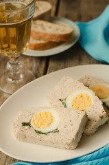 Turkey meatloaf with egg