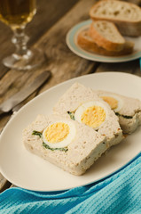 Turkey meatloaf with egg