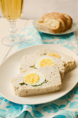 Turkey meatloaf with egg