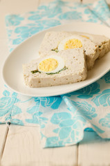 Turkey meatloaf with egg