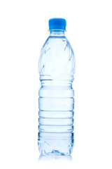 water bottle isolated on white