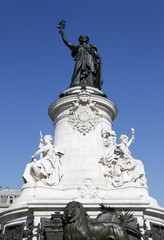 Obraz premium Statue de la République à Paris