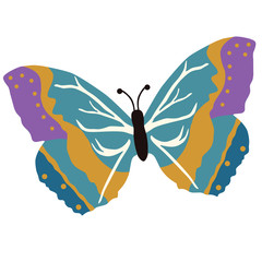 Vector illustration of beautiful butterfly