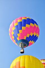 Fototapeta premium Hot air balloons in the blue sky