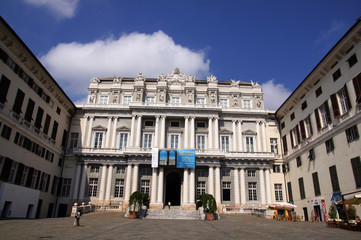 Fototapeta na wymiar Palais Palazzo Ducale à Gênes