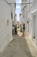 White village of Ojen, Andalusia, Spain