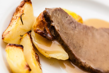 Meat and potatoes
