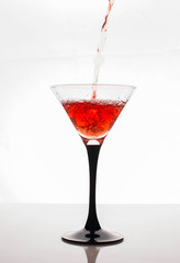 Red cocktail