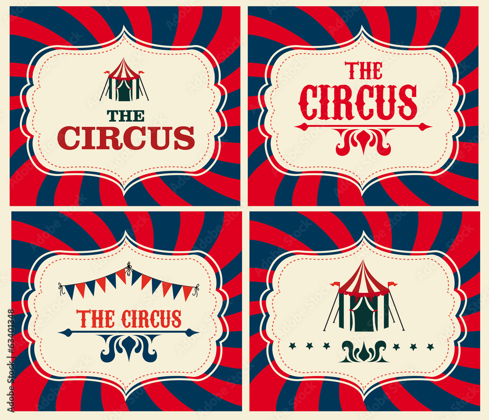 Canvas Prints Circus design