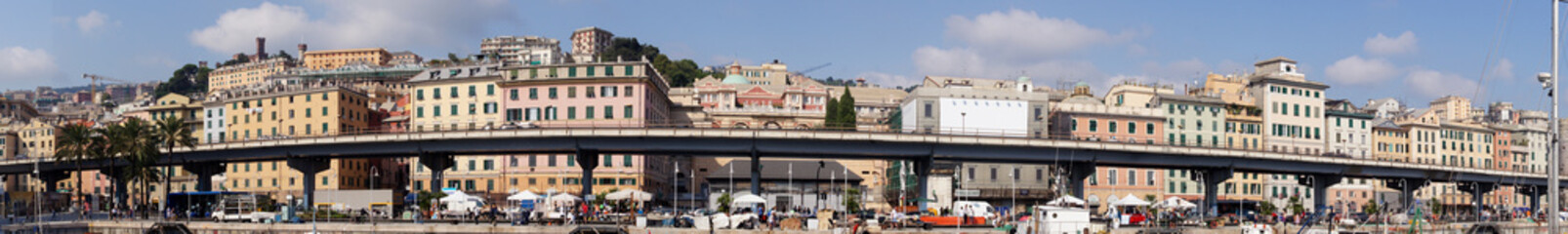 Fototapeta na wymiar Most drogowy w Genui