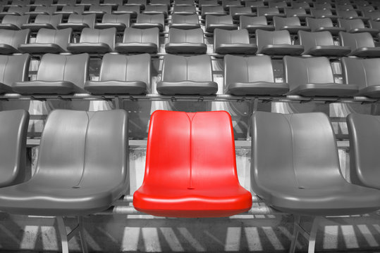 Red Stadium Seats