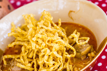 Kao soi, thai style noodle