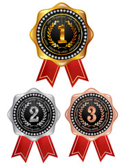 メダル　フレーム　リボン