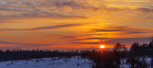 Зимний закат