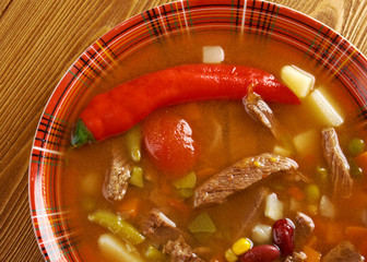 spicy Mexican soup