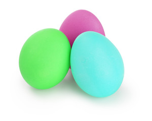 acid colors easter eggs