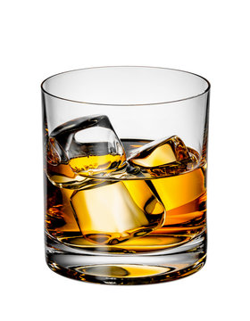 Scotch whiskey with ice