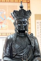 Black deity statues of Chinese religion.