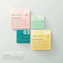 Infographics label template design