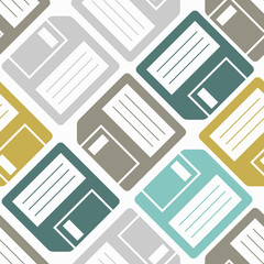 seamless background: floppy, disk