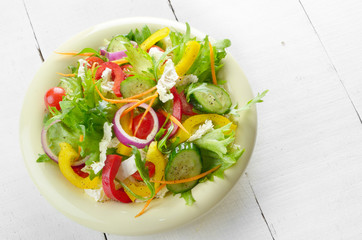 Healthy vegetable fresh organic salad