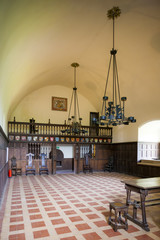 interior of Doune Castle, Stirlingshire, Scotland