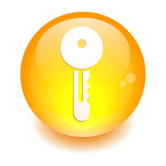 button key orange