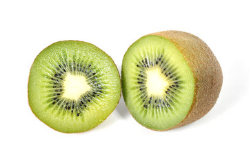 Fototapeta premium kiwi fruit isolated on white in healthy nutrition concept