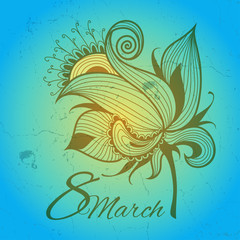 Card 8 march woman's day