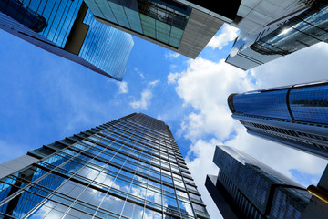Modern building from low angle