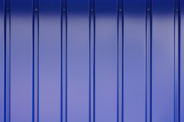 Hintergrund moderne Blechfassade in blau