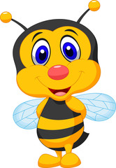 Cute bee cartoon