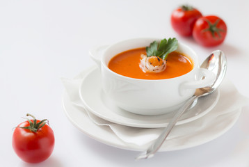 Tomatensuppe mit Einlage