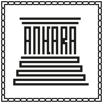 Kufi Tipografi Ankara Anıtkabir Logo
