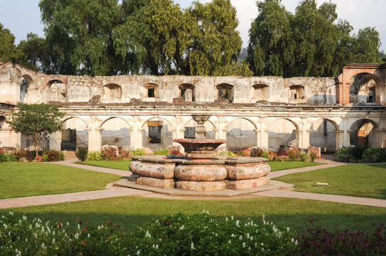Ruins of Santa Clara convent at Antigua