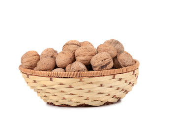 walnuts on basket.