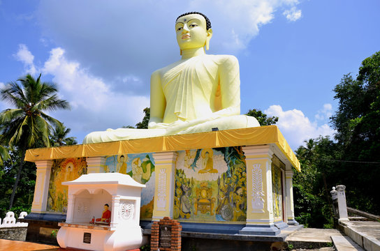 Statue of Buddha in  Sri Lanka