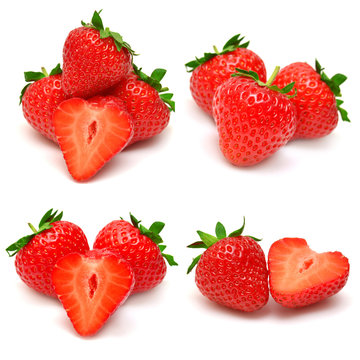 Collection of strawberries