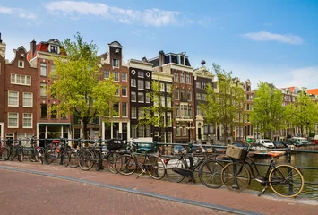 Gordijnen Heibrug van de grachtengordel, Amsterdam © neirfy