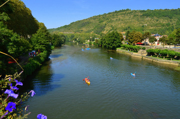 El río Aveyron a su paso por Saint Antonin Noble Val