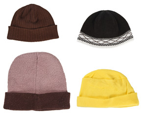 Collection of winter hats