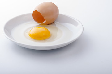 Egg and shell