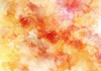 Beautiful Warm Colorful Watercolor Background